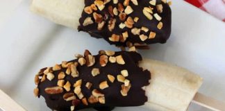 Banane glacee au chocolat avec thermomix