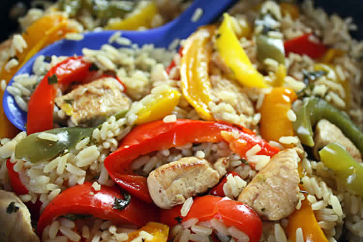 Blanc de poulet aux poivrons au cookeo