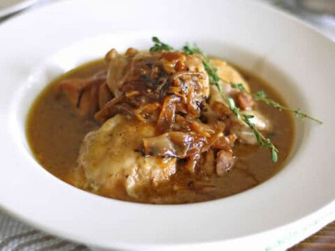 Blancs de poulets aux oignons avec thermomix