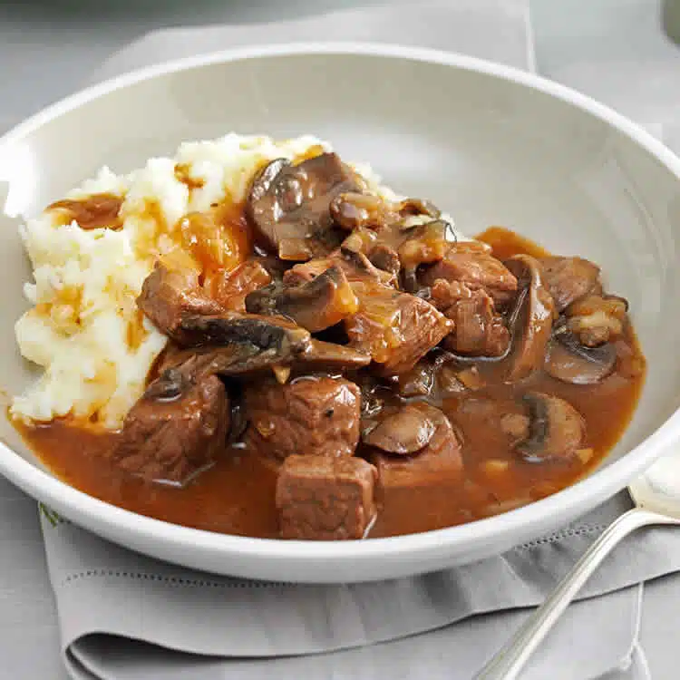 Boeuf aux champignons et soja avec thermomix