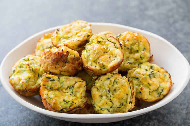 Bouchees de courgettes avec thermomix