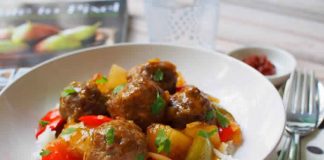 Boulettes de viande aux poivrons au cookeo