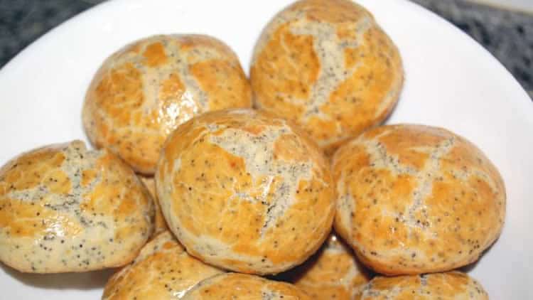 Brioches aux graines de pavot avec thermomix