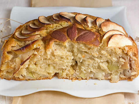 Cake aux pommes et au miel avec thermomix