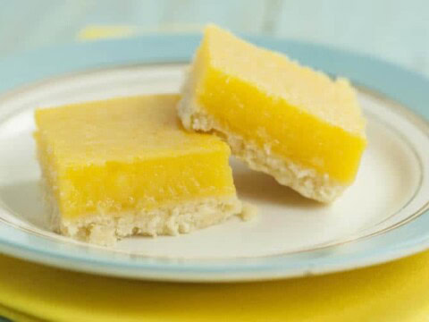 Carrés au citron - Barres au citron