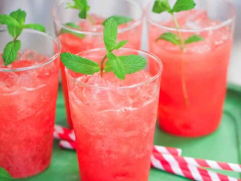 Cocktail pasteque vodka avec thermomix