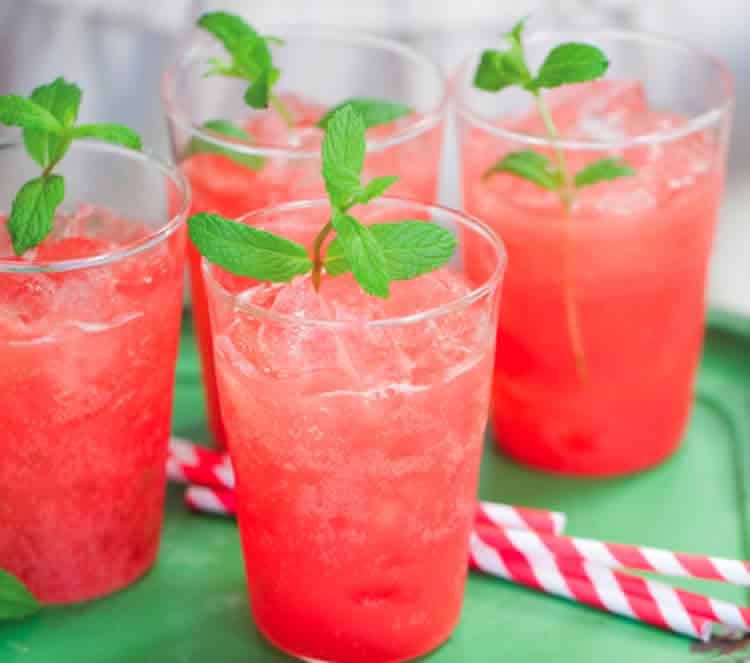 Cocktail pasteque vodka avec thermomix