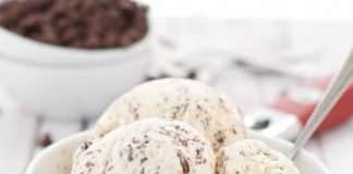 Creme glacee au chocolat et noix de coco avec thermomix