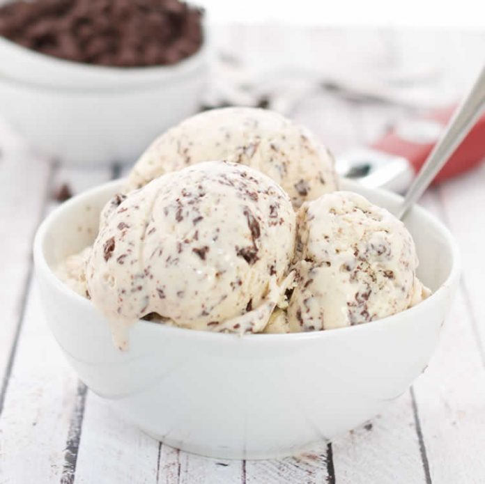 Creme glacee au chocolat et noix de coco avec thermomix