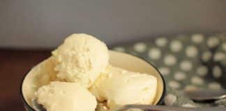 Creme glacee au vanille et mascarpone avec thermomix