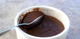 Crème au chocolat Sans produits laitiers avec thermomix