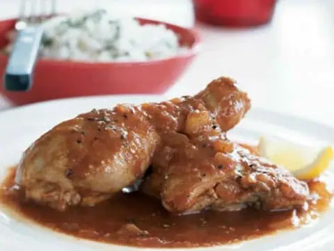 cuisses de poulet et sauce avec Thermomix