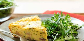 Frittata au courgette et bacon avec thermomix