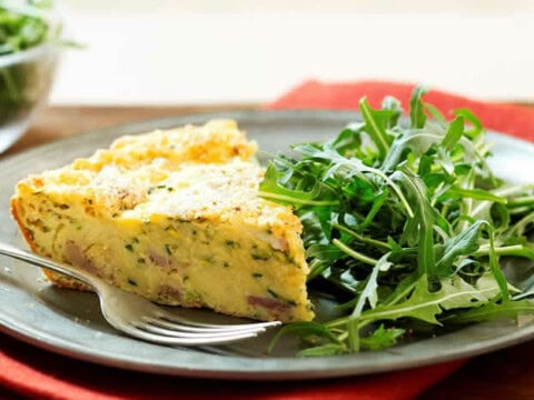 Frittata au courgette et bacon avec thermomix