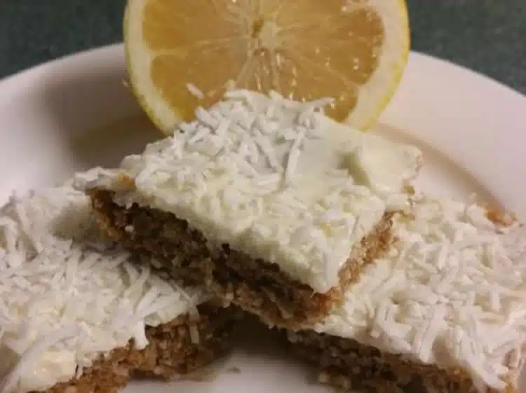 Gateau sans cuisson au citron et la noix de coco avec thermomix
