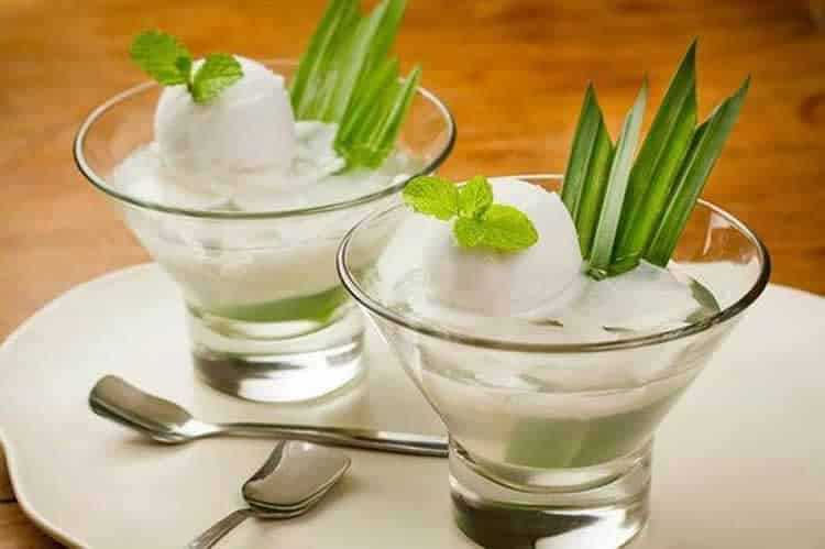 Gelée de lait de coco avec thermomix