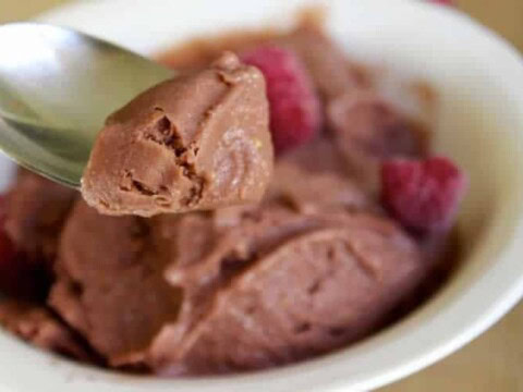 Glace yaourt chocolat avec thermomix