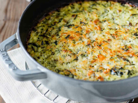 Gratin de courgettes au riz au thermomix