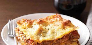 Lasagne viande hachee et creme fraiche