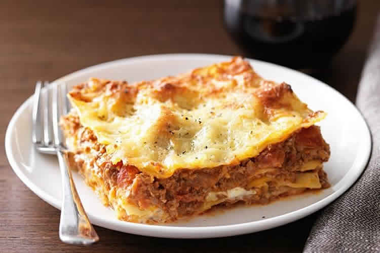 Lasagne viande hachee et creme fraiche