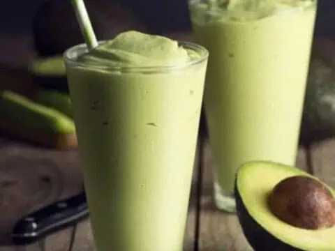 Milk-shake avocat avec Thermomix