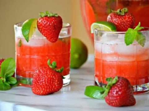 Mojito fraise avec thermomix