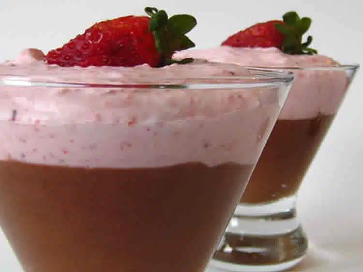 Mousse chocolat au fraise avec thermomix