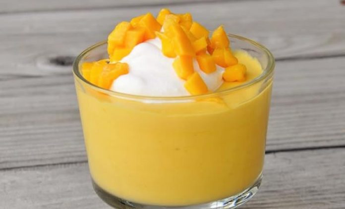 Mousse mangue avec thermomix
