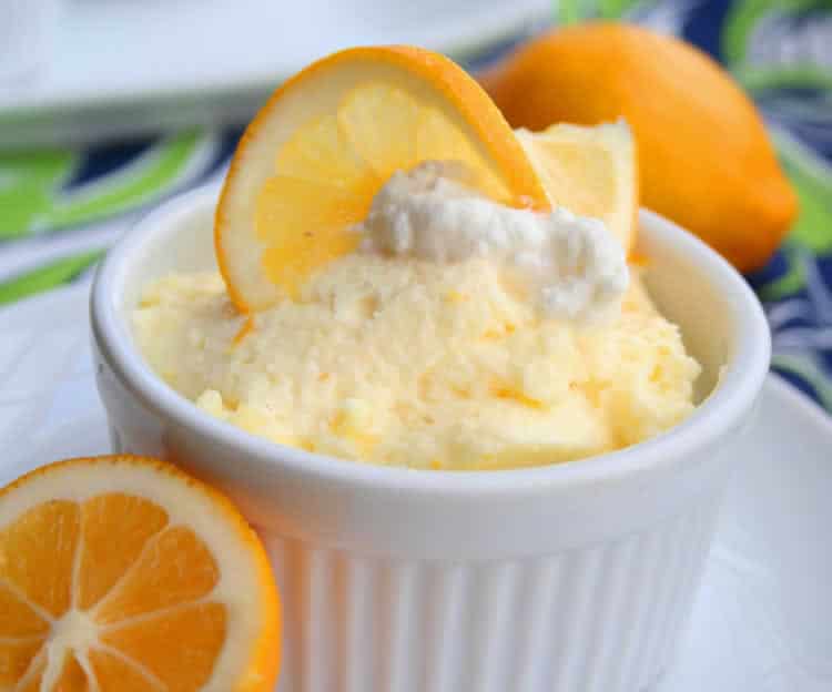 Mousse orange avec thermomix