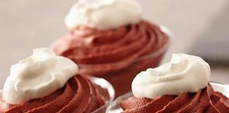 Mousse velours rouge avec thermomix