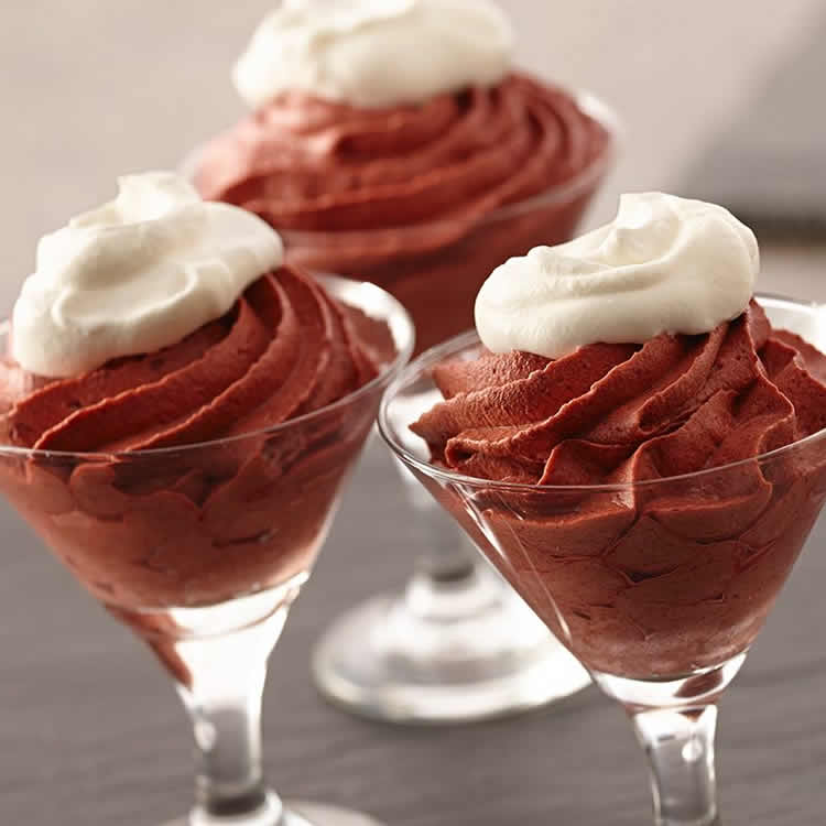 Mousse velours rouge avec thermomix