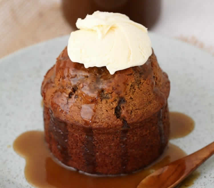 Muffins aux dattes à la sauce caramel avec thermomix