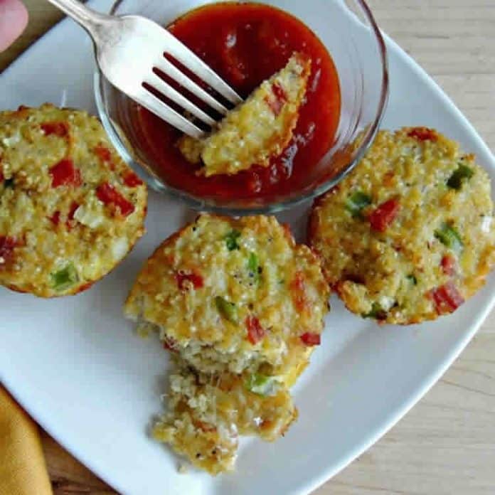 Muffins de Courgettes Tomates et Basilic avec thermomix