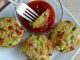 Muffins de Courgettes Tomates et Basilic avec thermomix