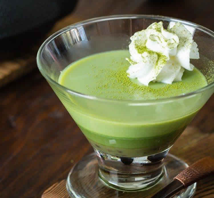 Pudding au Thé Vert avec thermomix