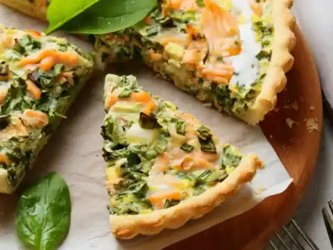 quiche au saumon et épinards avec Thermomix