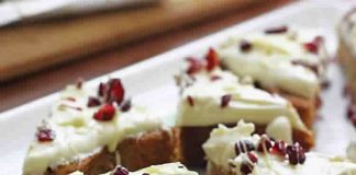 Recette barres aux canneberges w-w