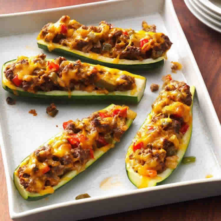 Recette courgettes farcies à la viande hachée avec thermomix