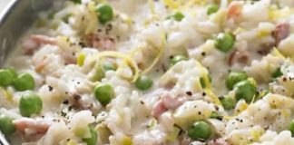 Risotto aux poireaux et thon au cookeo