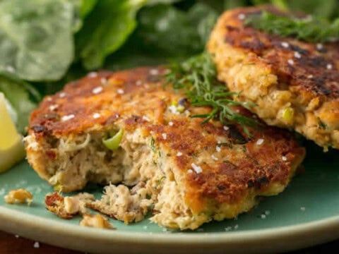 Rissoles de saumon avec thermomix