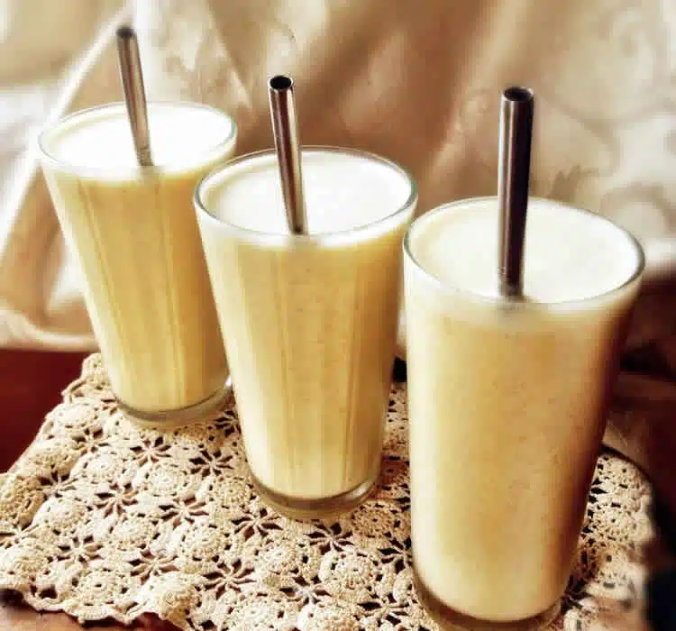 Smoothie proteine aux noix et banane avec thermomix