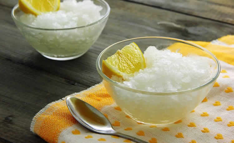 Sorbet citron vodka avec thermomix