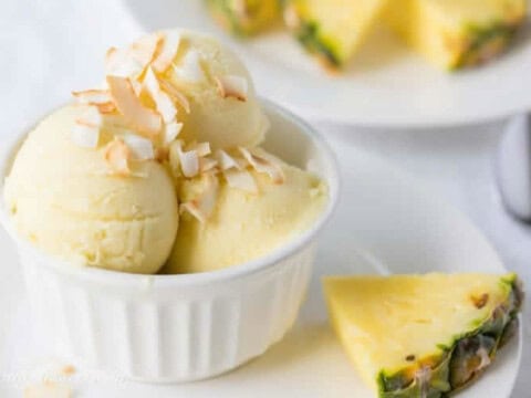 Sorbet pina colada avec thermomix