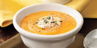 Soupe froide de carottes et citron avec thermomix