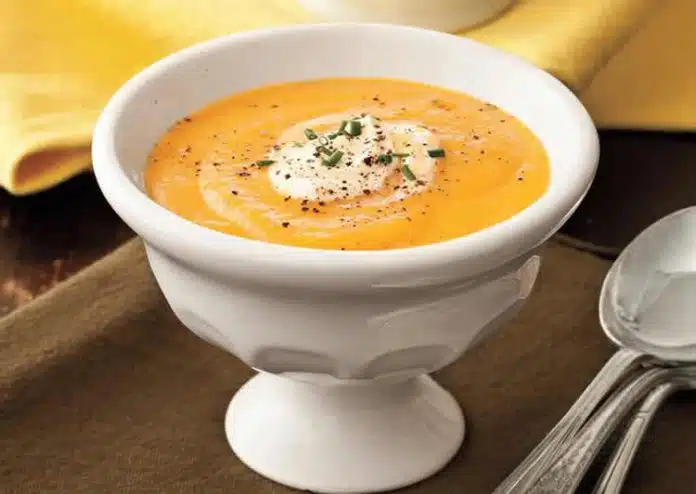Soupe froide de carottes et citron avec thermomix