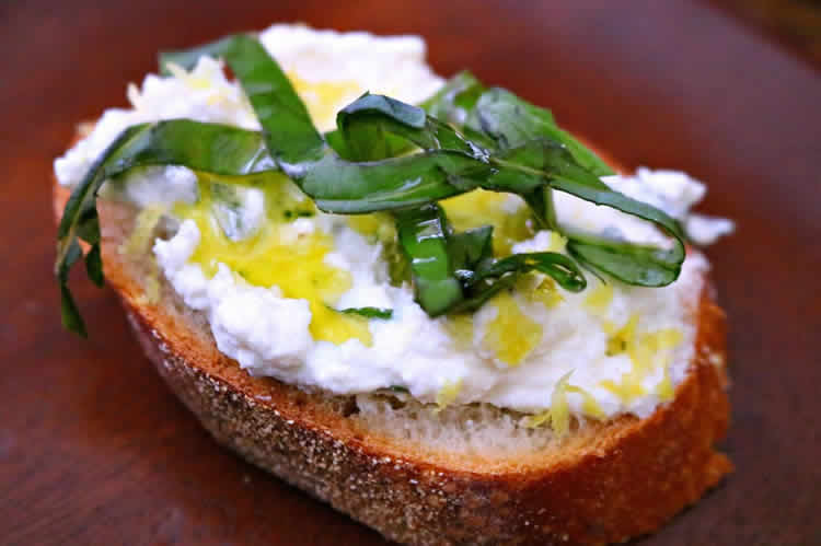Tartine de ricotta avec thermomix