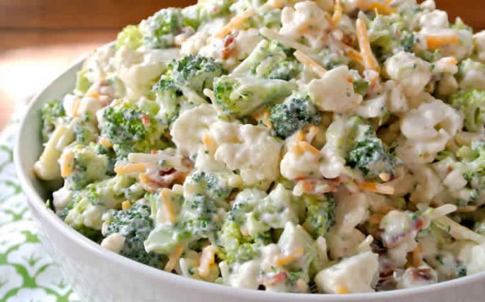 brocoli et chou-fleur avec jambon au cookeo