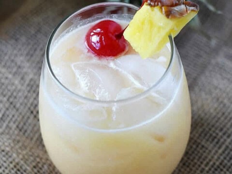 cocktail ananas et lait de coco avec thermomix