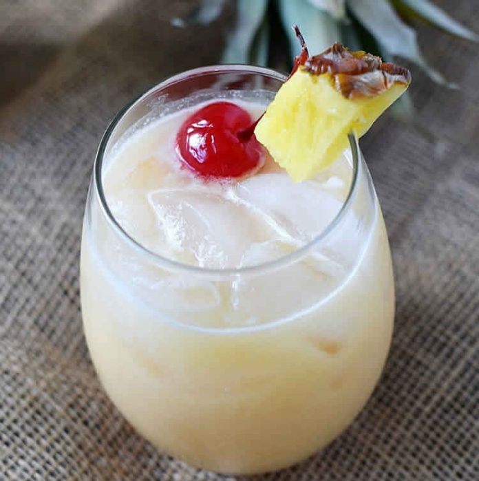 cocktail ananas et lait de coco avec thermomix