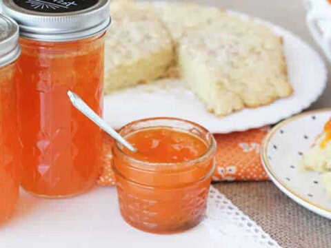 confiture abricot amande avec thermomix